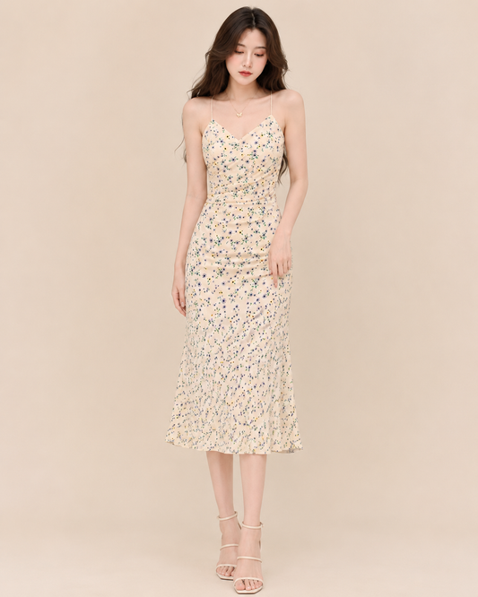 Long Floral Dress Women's Summer