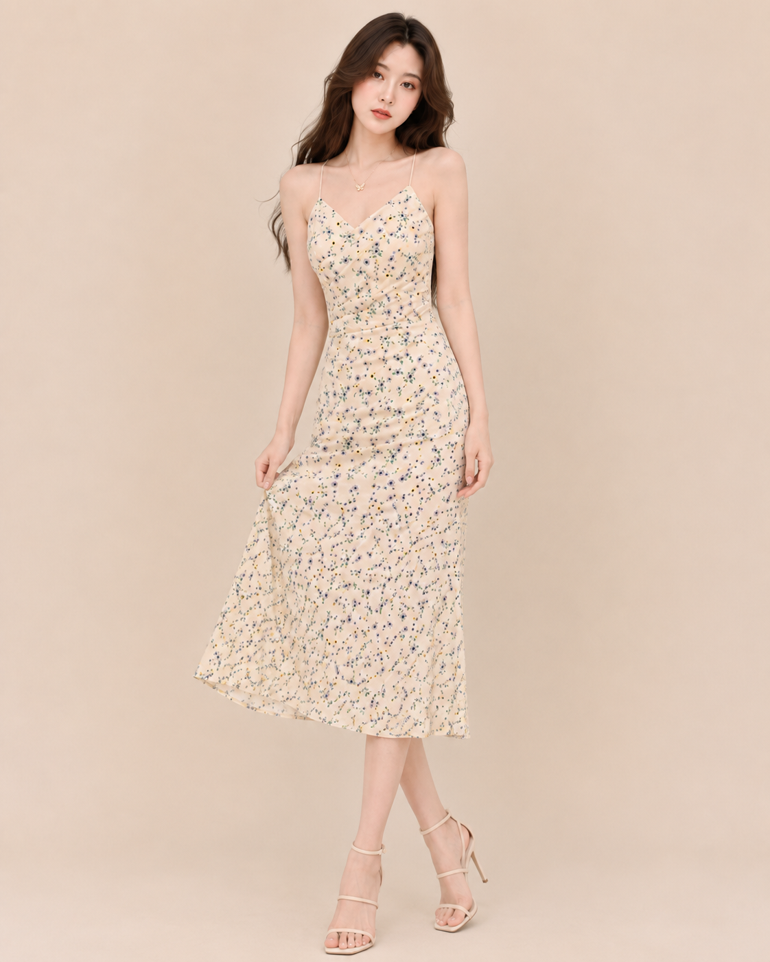 Long Floral Dress Women's Summer