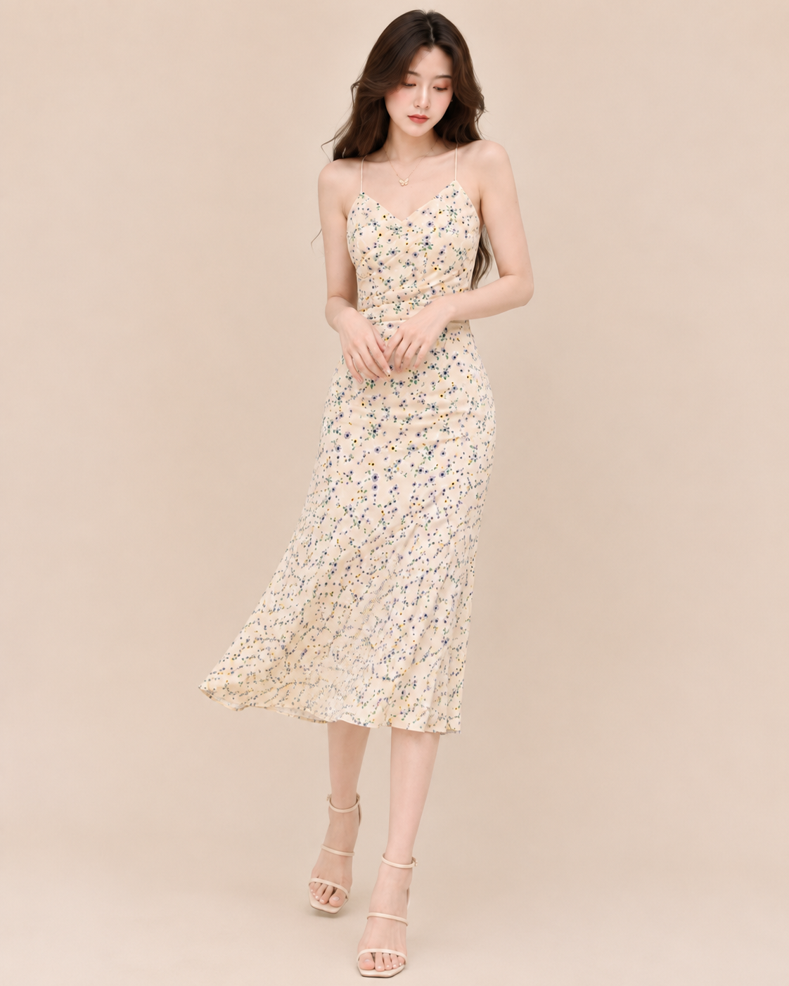 Long Floral Dress Women's Summer